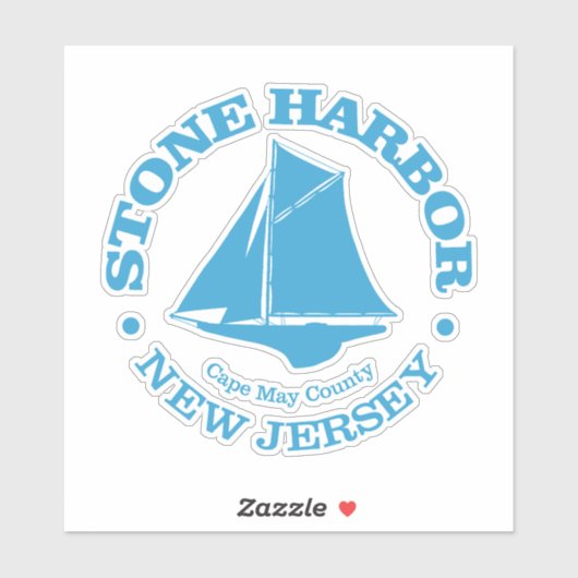 Stone Harbour (sloep) Sticker (Vel)