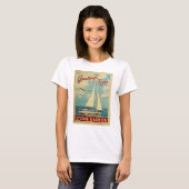 Stone Harbour T-Shirt Sailboat New Jersey (Voorkant volledig)