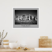 Stone Henge, Wiltshire Engeland Poster (Keuken)