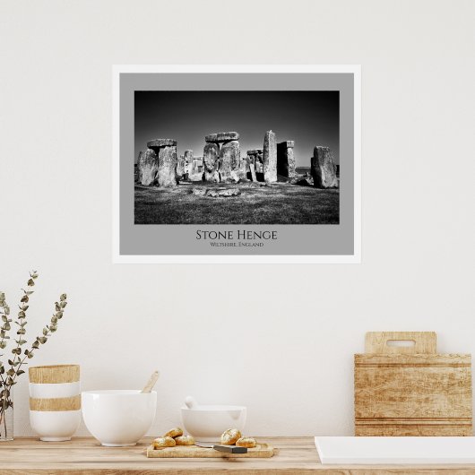 Stone Henge, Wiltshire Engeland Poster (Keuken)