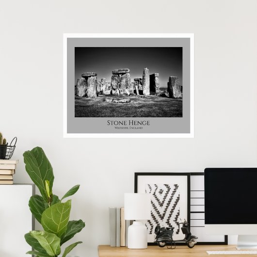 Stone Henge, Wiltshire England Poster (Bureau à domicile)