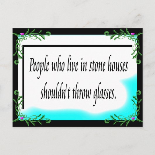 Stone Houses Briefkaart (Voorkant)