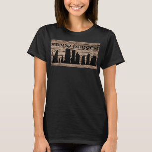 Stone Hugger Distress "wood" design Shirt