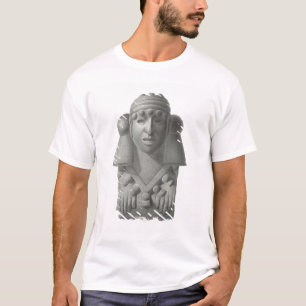 Stone idol van de Regen God Cocijo, bord uit 'Anc' T-shirt