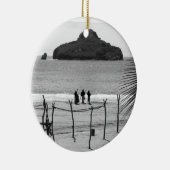 Stone Island, Mexico Keramisch Ornament (Rechts)