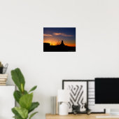 Stone Johnny Sunset 16x12 Poster (Bureau à domicile)