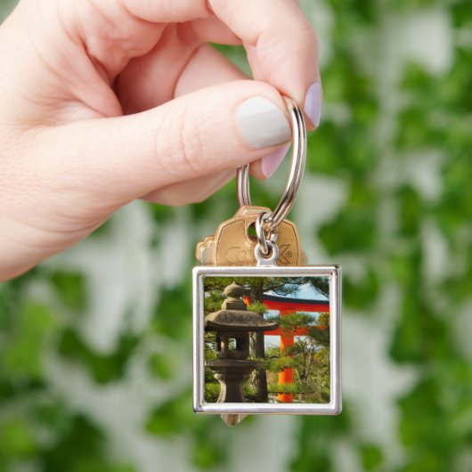 Stone Lantern & Torii Gate Sleutelhanger (Hand)