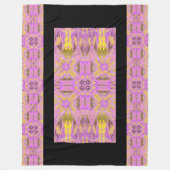 Stone Light Flower 4 Fleece Deken (Voorkant)