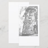 Stone Lighthouse-fotokaart (Voorkant / Achterkant)