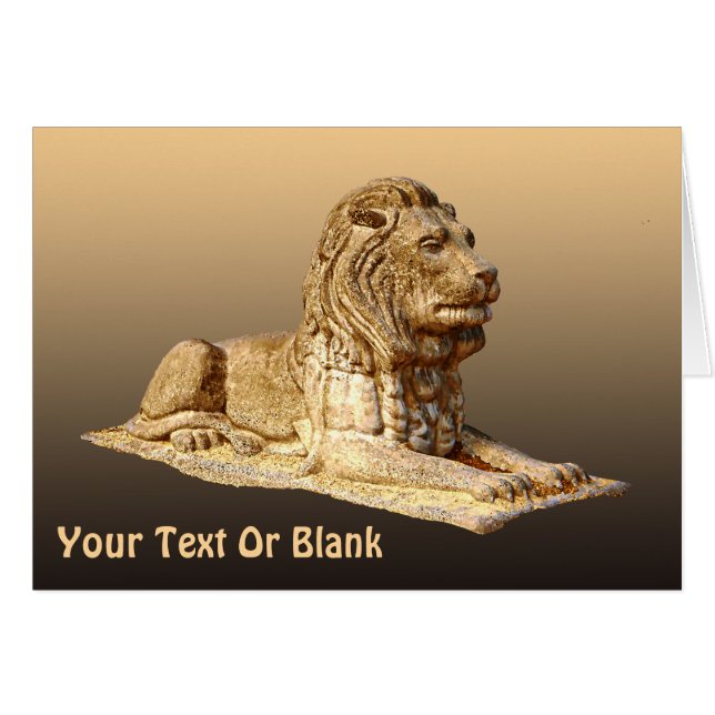 Stone Lion (Voorkant Horizontaal)