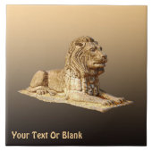 Stone Lion Tegeltje (Voorkant)