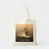Stone Lion Tote Bag (Voorkant)