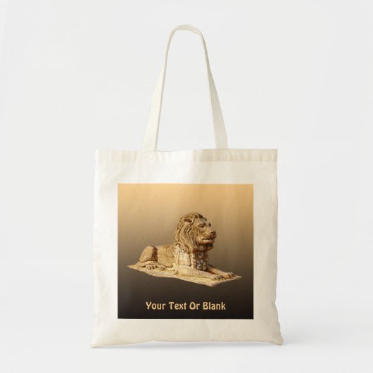 Stone Lion Tote Bag (Voorkant)