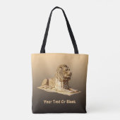 Stone Lion Tote Bag (Achterkant)