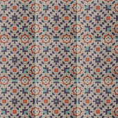 Stone-look complex geometrisch mozaïekpatroon tegeltje