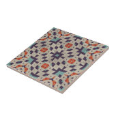 Stone-look complex geometrisch mozaïekpatroon tegeltje (Zijkant)