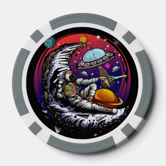 Stone Magnet Poker Chips (Achterkant)