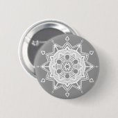 Stone Mandala Ronde Button 5,7 Cm (Voorkant /achterkant)