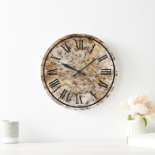 Stone Marble Kijk Roman Numberal Grote Klok (Huis)