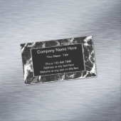 Stone Marble Look Visitekaartje Magneten (Voorbeeld)