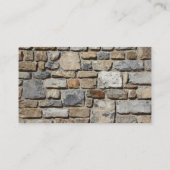 Stone Masonry Company Visitekaartje (Achterkant)