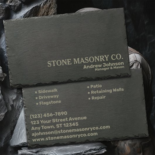 Stone Masonry Company Visitekaartje