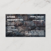 Stone Masonry Company Visitekaartje (Voorkant)
