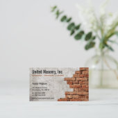 Stone Masonry visitekaartjes (Staand voorkant)