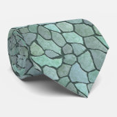 Stone Mosaic Pattern Stropdas (Opgerold)