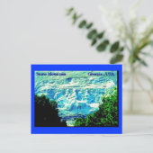 Stone Mountain Carving Post Card Briefkaart (Staand voorkant)