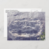 Stone Mountain Carving, Stone Mountain Georgia 1 Briefkaart (Voorkant / Achterkant)