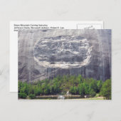 Stone Mountain Carving Stone Mountain Georgia 2 Briefkaart (Voorkant / Achterkant)