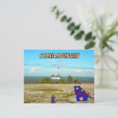 Stone Mountain GA Summit Skyride Ansichtkaart Briefkaart (Staand voorkant)