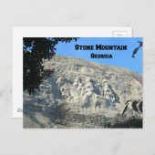 Stone Mountain, Georgia Briefkaart (Voorkant / Achterkant)