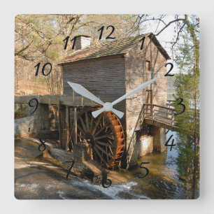 Stone Mountain Georgia Mill Vierkante Klok