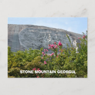 Stone Mountain Georgia Monument voor de Confederac Briefkaart