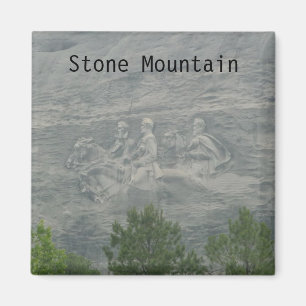 Stone Mountain Georgia Mural Photo Magnet Magneet
