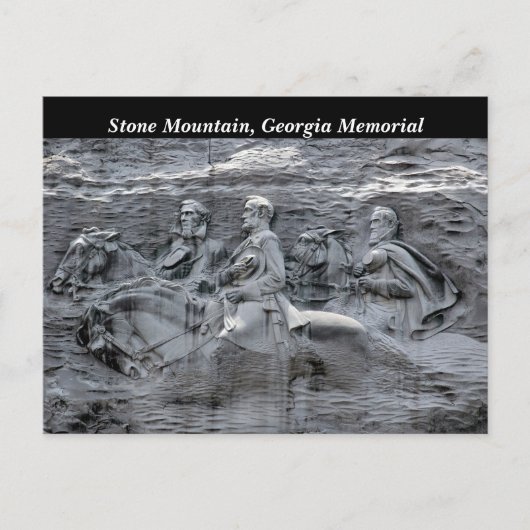 Stone Mountain Georgia Park Memorial Briefkaart (Voorkant)