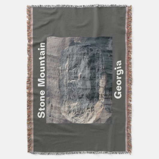 Stone Mountain Georgia Throw Blanket Deken (Voorkant Verticaal)