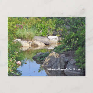 Stone Mountain Park Creek Stone Mountain GA 3 Briefkaart