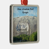 Stone Mountain Park, Georgia Metalen Ornament (Rechts)
