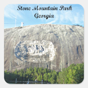 Stone Mountain Park, Georgia Vierkante Sticker