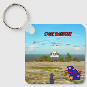 Stone Mountain Summit Skyride Georgia Souvenir Sleutelhanger