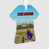 Stone Mountain Summit Skyride Ornament (voorkant)