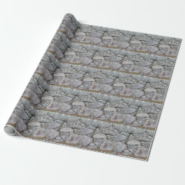 Stone muur cadeaupapier