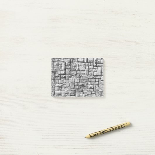 Stone muur post-it® notes (Op bureau)