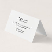 Stone muur visitekaartjes (Achterkant)