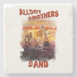 Stone onderzetter met Allbot Brothers Band van BSR