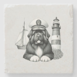 Stone Onderzetter Newf Capt'n of the Watch