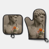 stone ovenwant & pannenlap set (Voorkant)